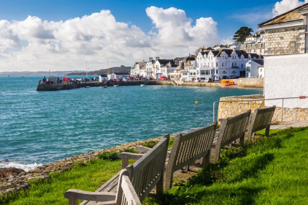 St Mawes beach and coastline